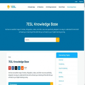 Скриншот главной страницы сайта 7esl.com