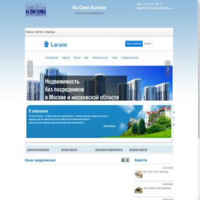Скриншот главной страницы сайта 7holmov.realtysystems.ru