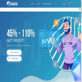 Скриншот главной страницы сайта 7traders.trade