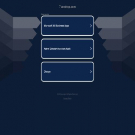 Скриншот главной страницы сайта 7vendrop.com