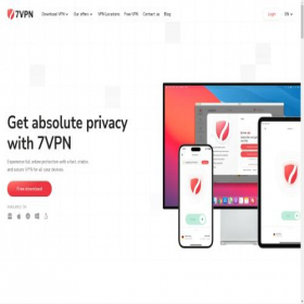 Скриншот главной страницы сайта 7vpn.com