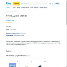 Скриншот главной страницы сайта 9708895.alloy.ru