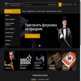 Скриншот главной страницы сайта a-elesin.ru