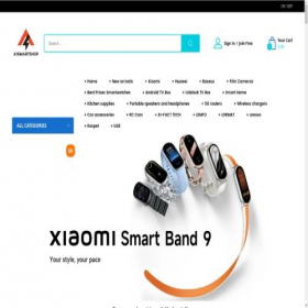 Скриншот главной страницы сайта a1smartshop.com