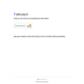 Скриншот главной страницы сайта aaio-pay.io
