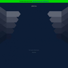 Скриншот главной страницы сайта abbit.live