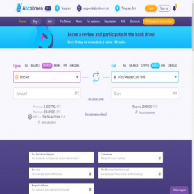 Скриншот главной страницы сайта abcobmen.net