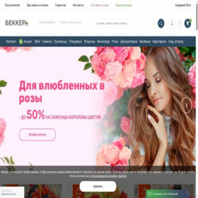 Скриншот главной страницы сайта abekker.ru