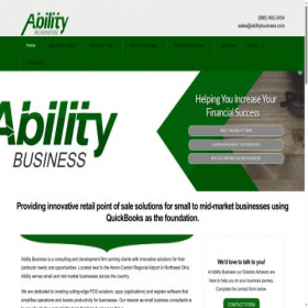Скриншот главной страницы сайта abilitybusiness.com