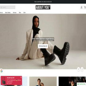 Скриншот главной страницы сайта aboutyousale.shop