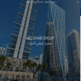 Скриншот главной страницы сайта abudhabigroup-ae.com