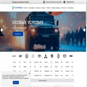 Скриншот главной страницы сайта ac-carplex.ru