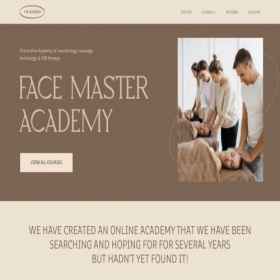 Скриншот главной страницы сайта academy-facemaster.com