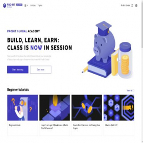 Скриншот главной страницы сайта academy.probit.com