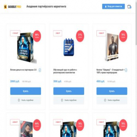 Скриншот главной страницы сайта academyapm.goodly.pro