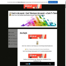 Скриншот главной страницы сайта acanlitvtelevizyon.tr.gg
