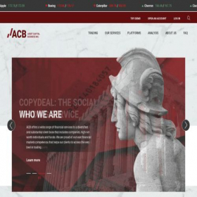 Скриншот главной страницы сайта acbservice.com