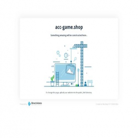 Скриншот главной страницы сайта acc-game.shop