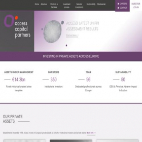 Скриншот главной страницы сайта access-capital-partners.com