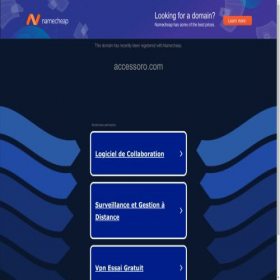 Скриншот главной страницы сайта accessoro.com