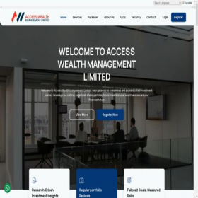 Скриншот главной страницы сайта accesswealthltd.com