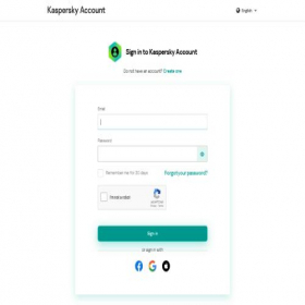 Скриншот главной страницы сайта account.eu.uis.kaspersky.com
