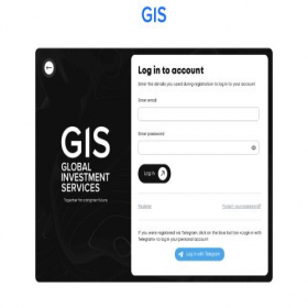 Скриншот главной страницы сайта account.gis.global