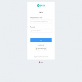 Скриншот главной страницы сайта account.leadteh.ru