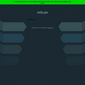 Скриншот главной страницы сайта account.mt-fin.com