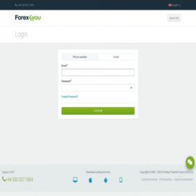 Скриншот главной страницы сайта account5.forex4you.ru.com