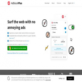 Скриншот главной страницы сайта accounts.adblockplus.org