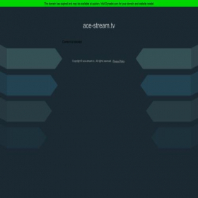 Скриншот главной страницы сайта ace-stream.tv