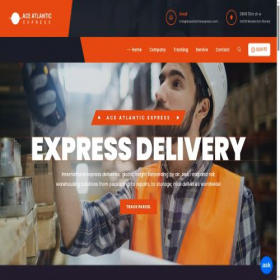 Скриншот главной страницы сайта aceatlanticexpress.com