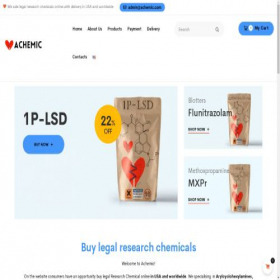 Скриншот главной страницы сайта achemic.com