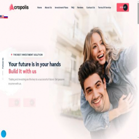 Скриншот главной страницы сайта acropolisnow.top