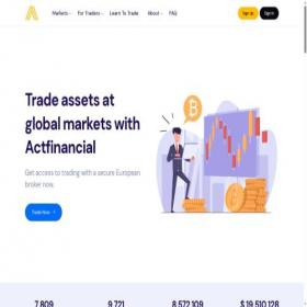 Скриншот главной страницы сайта act-financial.pro