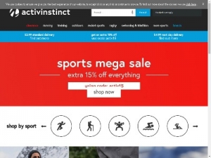 Скриншот главной страницы сайта activinstinct.co.uk