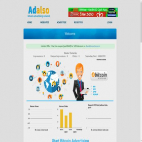 Скриншот главной страницы сайта adalso.com