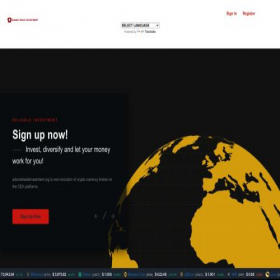 Скриншот главной страницы сайта adamatradeinvestment.org