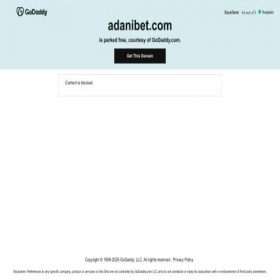 Скриншот главной страницы сайта adanibet.com