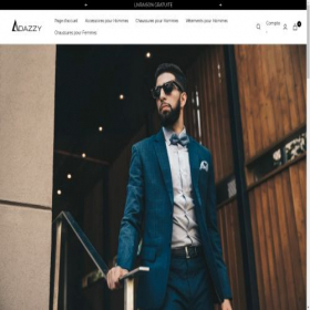 Скриншот главной страницы сайта adazzy.com