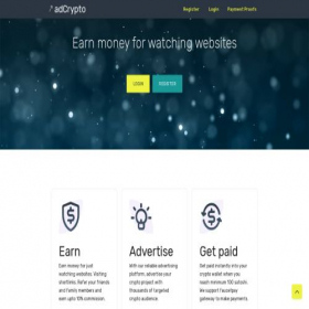 Скриншот главной страницы сайта adcrypto.top
