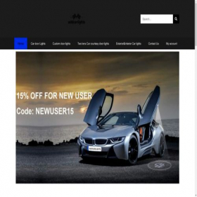 Скриншот главной страницы сайта addcarlights.com