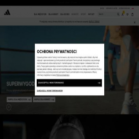 Скриншот главной страницы сайта adidas.pl