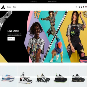 Скриншот главной страницы сайта adidassrbijaeshop.com