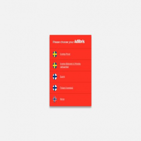 Скриншот главной страницы сайта adlibris.com