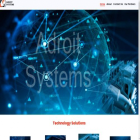 Скриншот главной страницы сайта adroitsystems.co.zw
