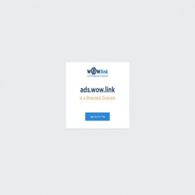 Скриншот главной страницы сайта ads.wow.link