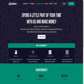 Скриншот главной страницы сайта adsarp.com