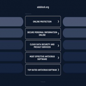 Скриншот главной страницы сайта adsblock.org